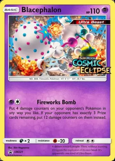 Blacephalon SM221/248 SM Black Star Promos Pokemon card