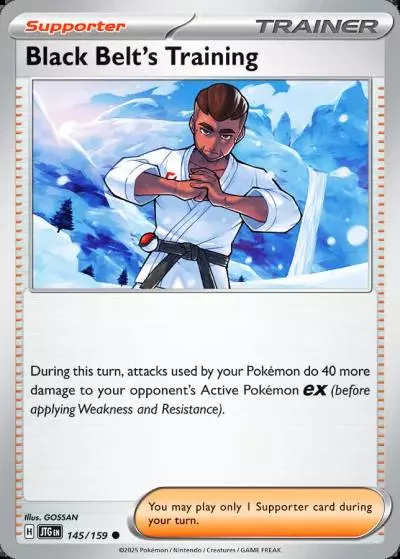 Black Belt's Training 145/159 Journey Together Pokemon card