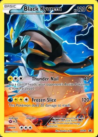 Black Kyurem XY80/211 XY Black Star Promos Pokemon card