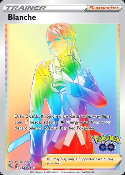 Blanche 82/78 Pokémon GO Pokemon card