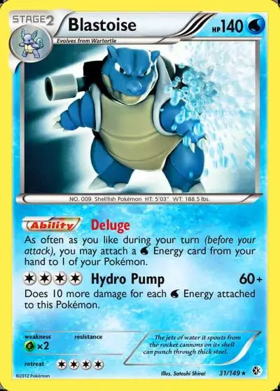 Blastoise 31/149 Boundaries Crossed Pokemon card