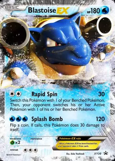 Blastoise-EX XY30/211 XY Black Star Promos Pokemon card
