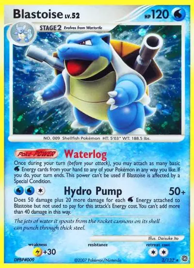 Blastoise 2/132 Secret Wonders Pokemon card