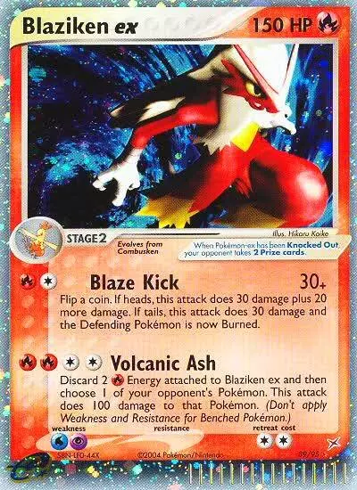 Blaziken ex 89/95 Team Magma vs Team Aqua Pokemon card