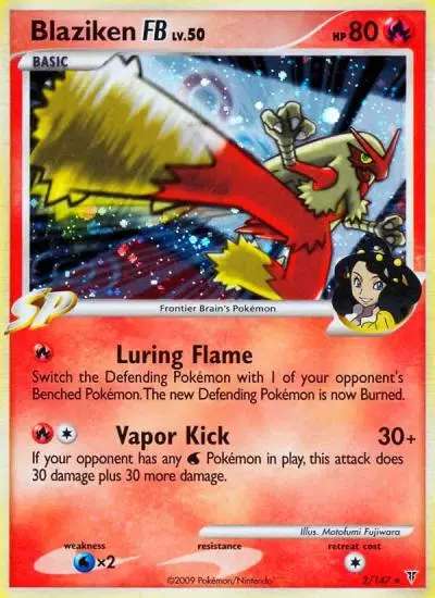 Blaziken FB 2/147 Supreme Victors Pokemon card
