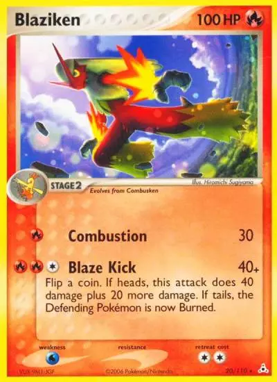 Blaziken 20/110 Holon Phantoms Pokemon card