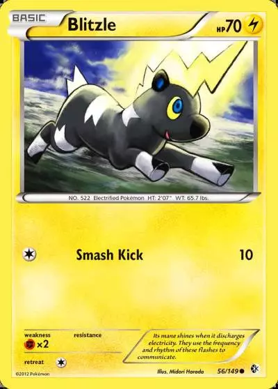 Blitzle 56/149 Boundaries Crossed Pokemon card
