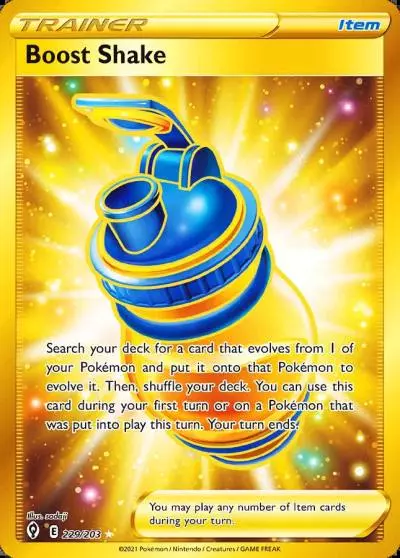 Boost Shake 229/203 Evolving Skies Pokemon card