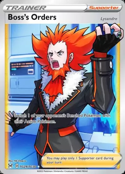 Boss's Orders TG24/30 Lost Origin Trainer Gallery Pokemon card
