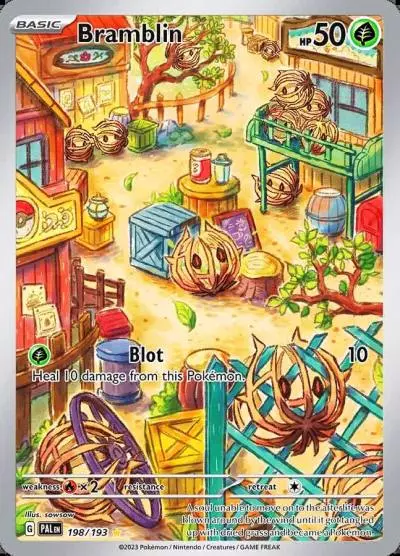 Bramblin 198/193 Paldea Evolved Pokemon card