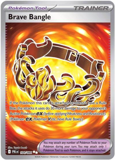 Brave Bangle 104/84 Pitch Black Pokemon card