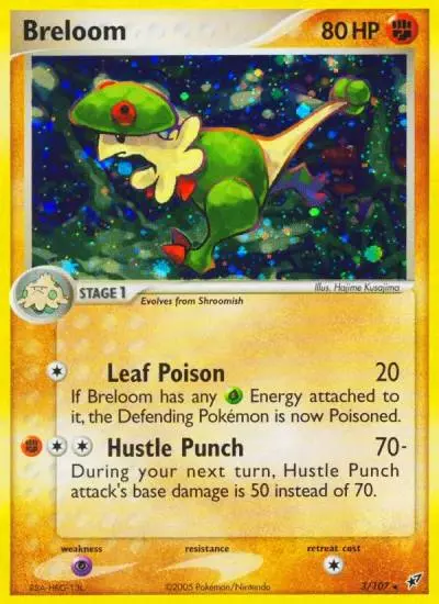 Breloom 3/107 Deoxys Pokemon card