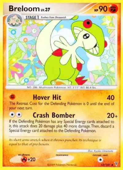 Breloom 52/147 Supreme Victors Pokemon card
