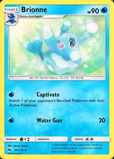 Brionne 66/214 Lost Thunder Pokemon card