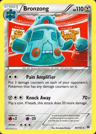 Bronzong 96/162 BREAKthrough Pokemon card