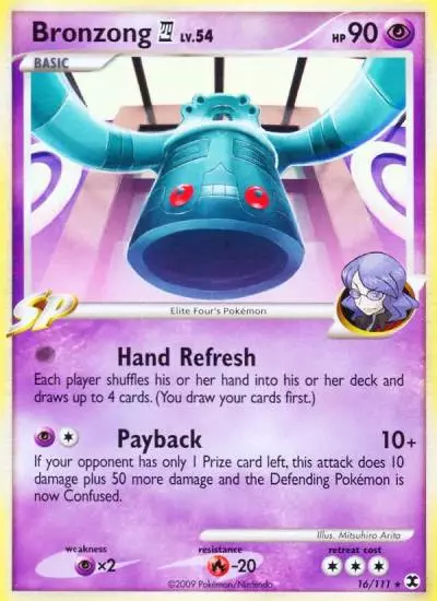 Bronzong E4 16/111 Rising Rivals Pokemon card