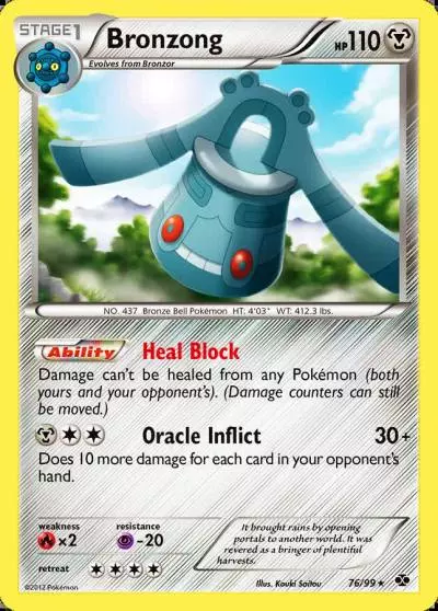 Bronzong 76/99 Next Destinies Pokemon card