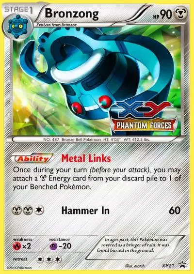 Bronzong XY21/211 XY Black Star Promos Pokemon card