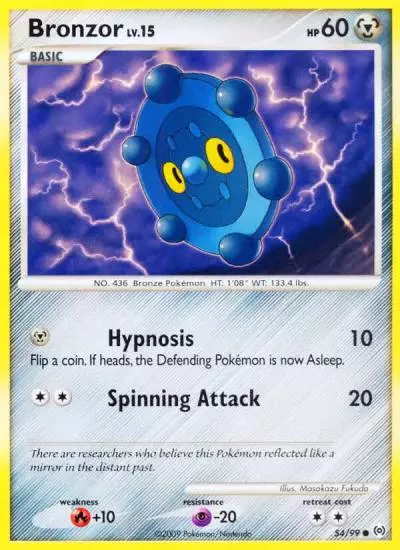 Bronzor 54/99 Arceus Pokemon card