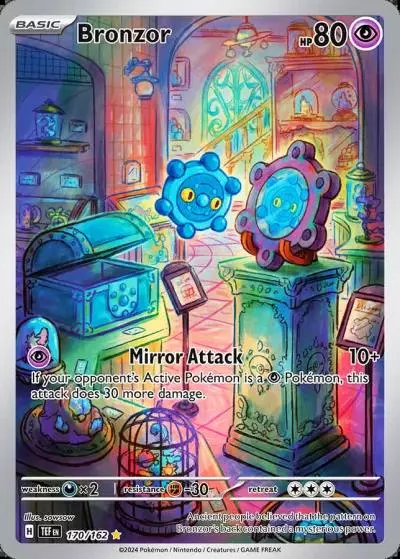 Bronzor 170/162 Temporal Forces Pokemon card