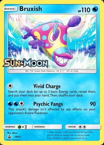 Bruxish SM11/248 SM Black Star Promos Pokemon card