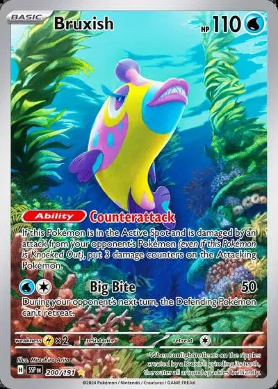 Bruxish 200/191 Surging Sparks Pokemon card