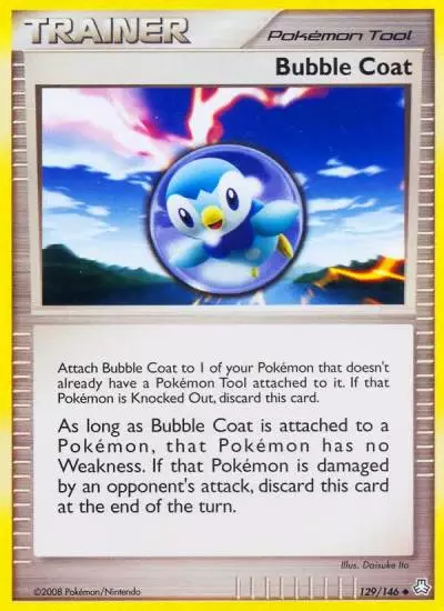 Bubble Coat 129/146 Legends Awakened Pokemon card