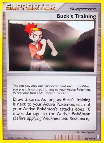 Buck's Training 130/146 Legends Awakened Pokemon card