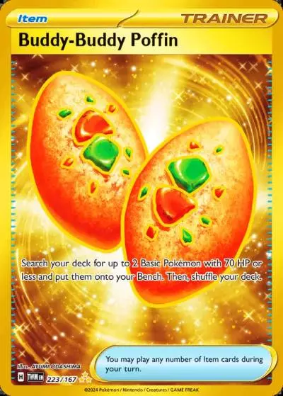 Buddy-Buddy Poffin 223/167 Twilight Masquerade Pokemon card