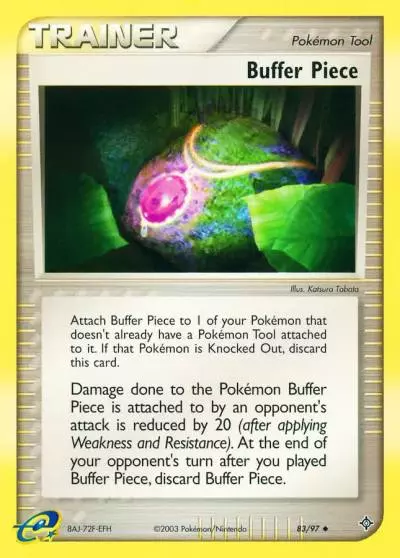 Buffer Piece 83/97 Dragon Pokemon card