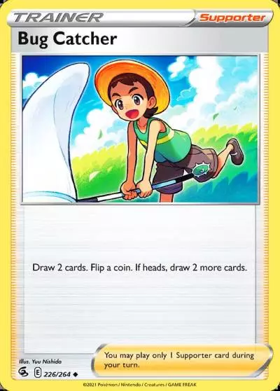 Bug Catcher 226/264 Fusion Strike Pokemon card