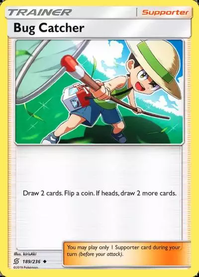 Bug Catcher 189/236 Unified Minds Pokemon card
