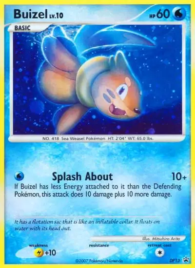 Buizel DP13/56 DP Black Star Promos Pokemon card