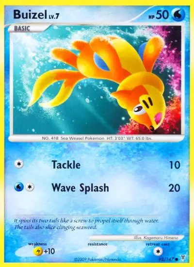 Buizel 92/147 Supreme Victors Pokemon card