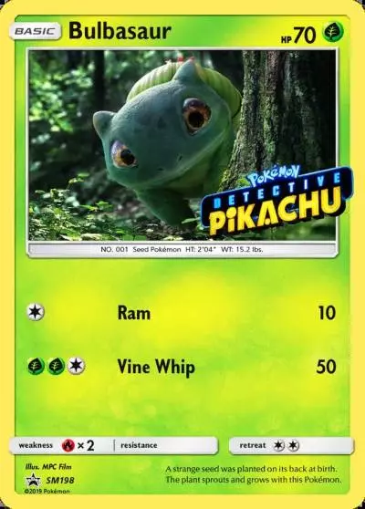 Bulbasaur SM198/248 SM Black Star Promos Pokemon card