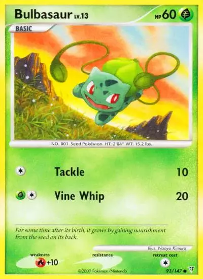 Bulbasaur 93/147 Supreme Victors Pokemon card