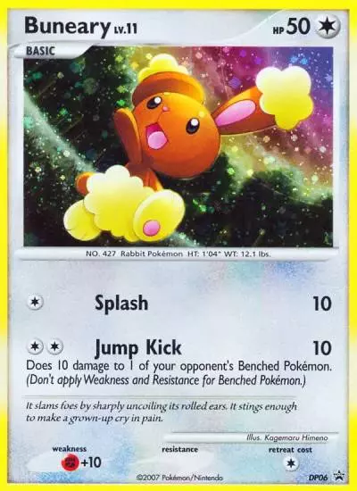 Buneary DP06/56 DP Black Star Promos Pokemon card