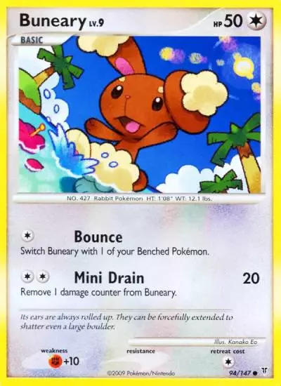 Buneary 94/147 Supreme Victors Pokemon card