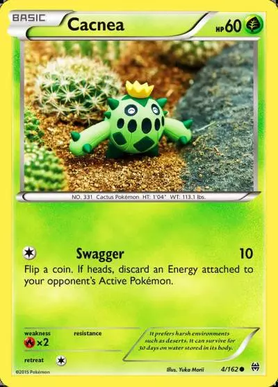 Cacnea 4/162 BREAKthrough Pokemon card