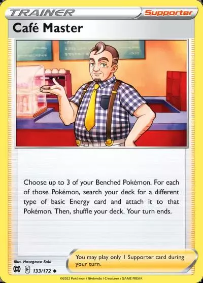Café Master 133/172 Brilliant Stars Pokemon card