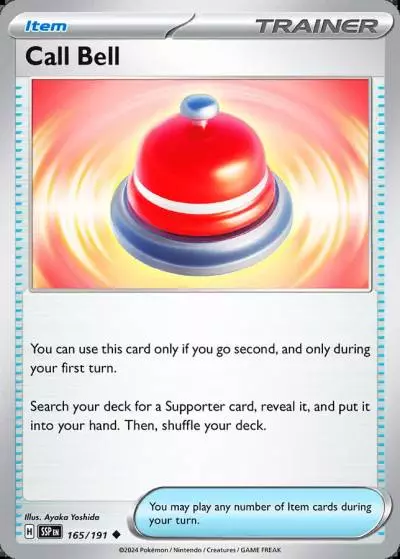 Call Bell 165/191 Surging Sparks Pokemon card