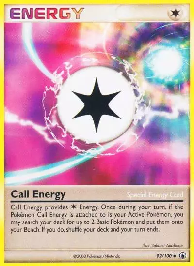 Call Energy 92/100 Majestic Dawn Pokemon card