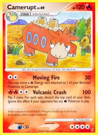 Camerupt 18/147 Supreme Victors Pokemon card