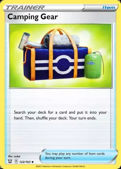 Camping Gear 122/163 Battle Styles Pokemon card
