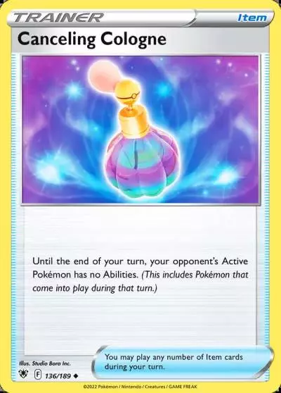 Canceling Cologne 136/189 Astral Radiance Pokemon card