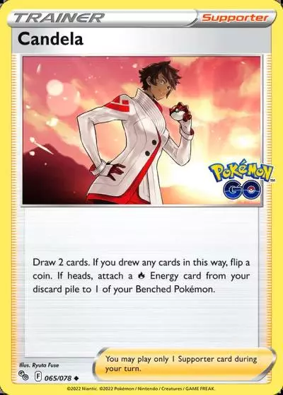 Candela 65/78 Pokémon GO Pokemon card