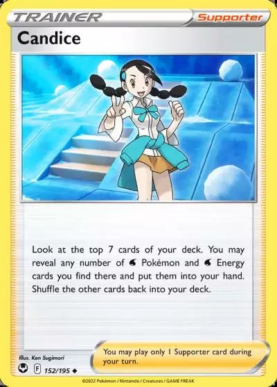Candice 152/195 Silver Tempest Pokemon card