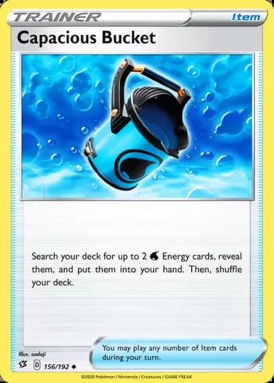 Capacious Bucket 156/192 Rebel Clash Pokemon card