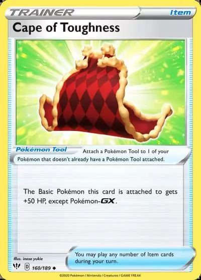 Cape of Toughness 160/189 Darkness Ablaze Pokemon card