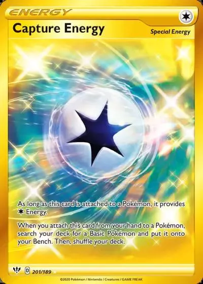 Capture Energy 201/189 Darkness Ablaze Pokemon card